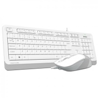 A4 Tech F1010 BEYAZ USB Klavye Mouse Set